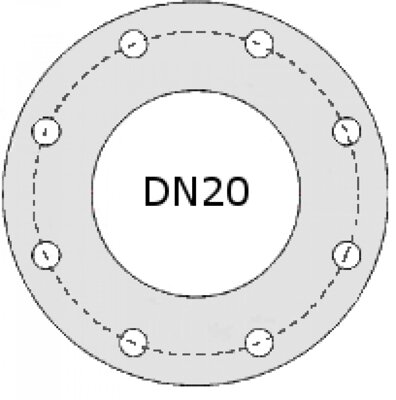 Flange DN20 3/4 Stainless steel solenoid and angle seat piston valves 2/2 way normally closed and normally open.