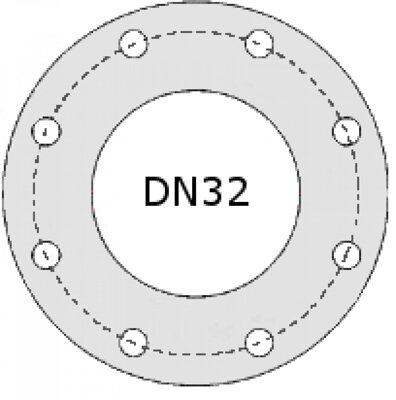 Flange DN32 11/4 Stainless steel solenoid and angle seat piston valves 2/2 way normally closed and normally open.