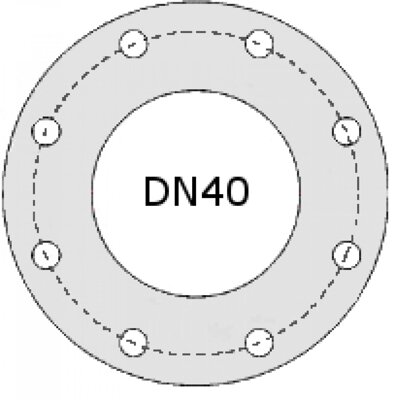 Flange DN40 11/2 Stainless steel solenoid and angle seat piston valves 2/2 way normally closed and normally open.