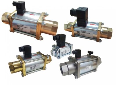 Full range of coaxial solenoid valves 2/2 normally closed or open from DN10 to DN50, manufactured in EU from Brass, 304 + 316L Stainless steel + Steel for pressures up to 300 Bar. Available at solenoid valve world.