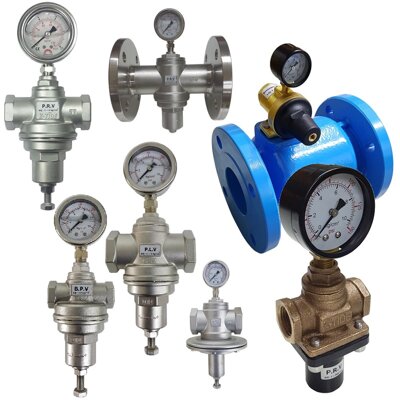 Pressure Reducing Valves (PRV), Pressure Sustaining Valves (BPV) and Pressure Relief Valves (PLV).