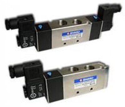 316 stainless steel 5/2 way solenoid valves 5/2 way single acting spring return or 5/2 way double acting or twin coil.