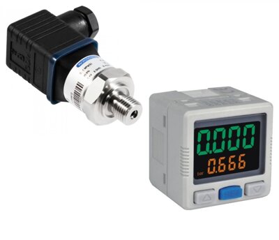 Digital pressure switches and transducers / transmitters for electronic pressure monitoring and switching.