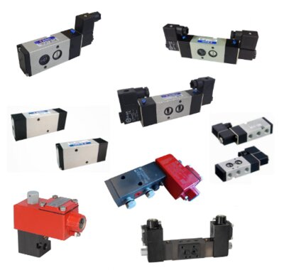 Solenoid valves with Namur mount interface