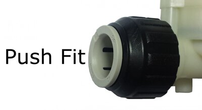 General purpose solenoid valves with push fit or speed fit ends that do not require any additional fittings, 2/2 normally closed for air, water, oil, diesel, fuel, vacuum and general everyday gases and liquids.