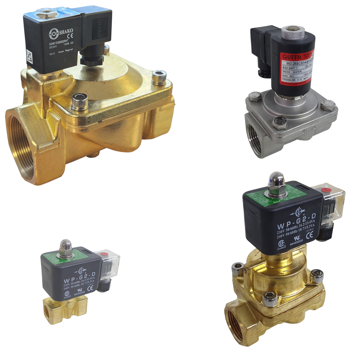 General Purpose Air, Water + Steam Solenoid Valves