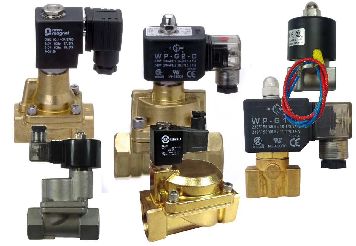 Solenoid valves for steam, hot oil and autoclaves